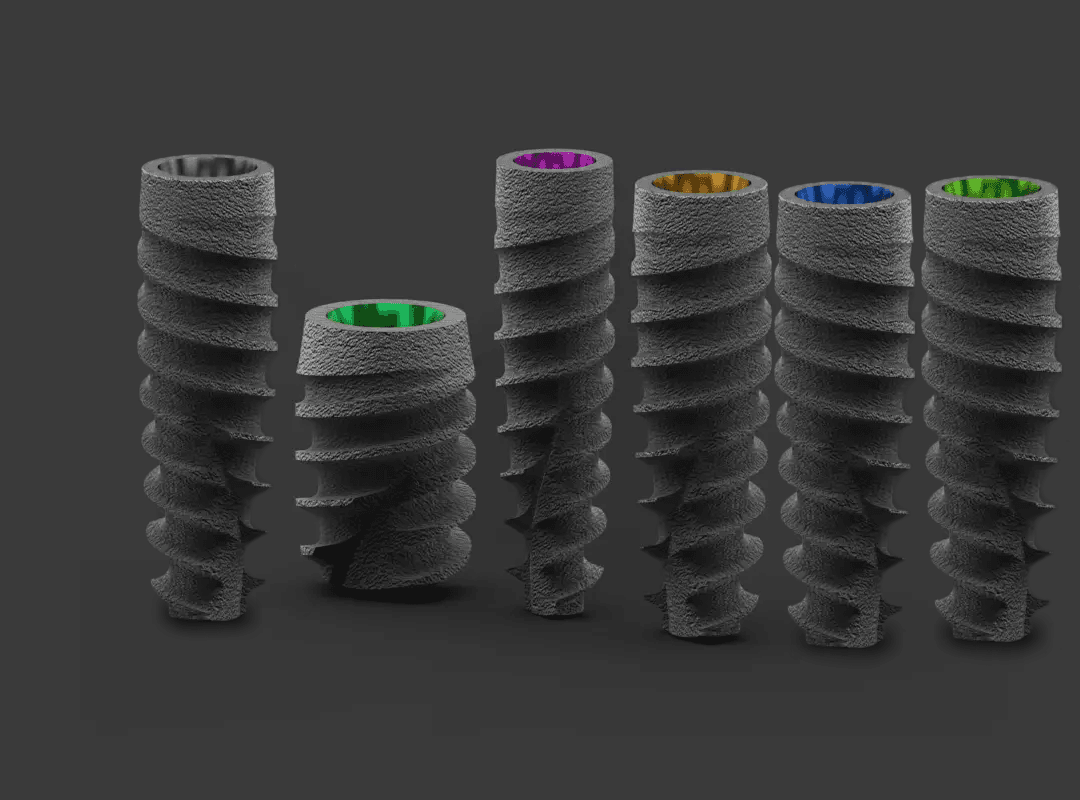 Implantes short, slim e regular